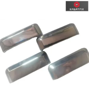 Mahindra Bolero Old Model Catch Cover Door Handle, ABS Material, Chrome Finish, Silver, Set of 4 Pcs