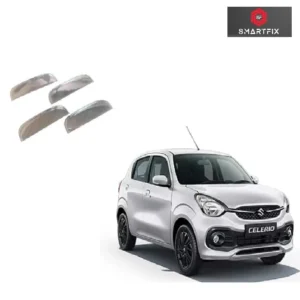 Maruti Suzuki Celerio 2022 Catch Cover Exterior Door Handles, Chrome, Silver Color, Compatible for Celerio 2022, Set of 4 Pcs (Silver)