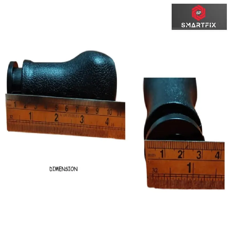 Gear Lever Knob/Shifter Knob Heavy Duty for Chevrolet Beat, Black Color, 5 Speed, Pack of 1 - Image 2