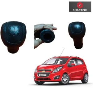 Gear Lever Knob/Shifter Knob Heavy Duty for Chevrolet Beat, Black Color, 5 Speed, Pack of 1