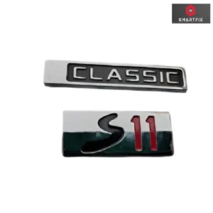 Classic & S11 Metal Sticker Set with Adhesive