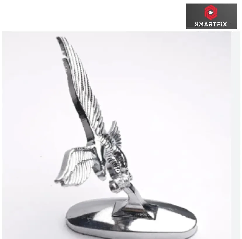 Eagle Car Front Hood Bonnet Emblem Sticker Metal Silver for Stylish Look of Your car, Universal - Image 2