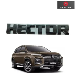 MG Hector 3D Bonnet Letter | Chrome Car Emblem, Silver, Easy Installation with Adhesive Back, Stylish & Durable, Pack of 1 (Small)
