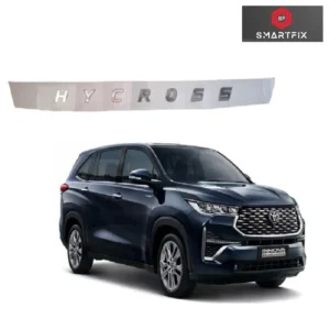 HYCROSS 3D Bonnet Letter Alphabets Logo Sticker Emblem, Chrome Silver, Pack of 1