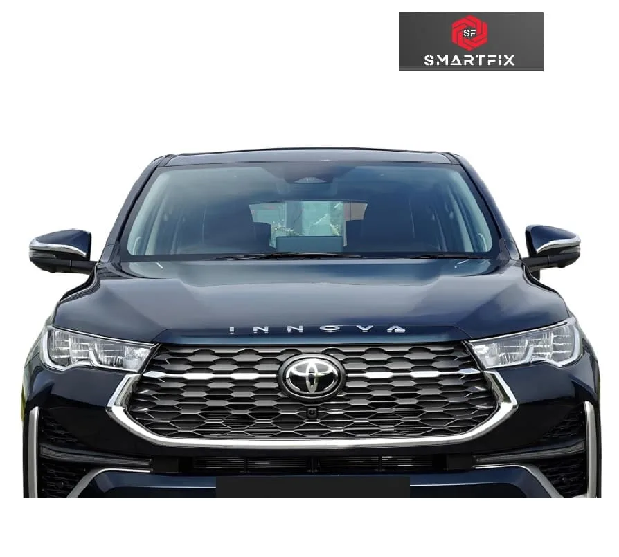 INNOVA 3D Bonnet Letter Chrome Alphabets Sticker Logo, Innova Car Accessories, Silver, Pack of 1 with Self Adhesive - Image 3