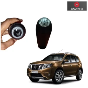 Gear Lever Knob/Shifter Knob for Nissan Terrano, 5 Speed, Black Color, Pack of 1