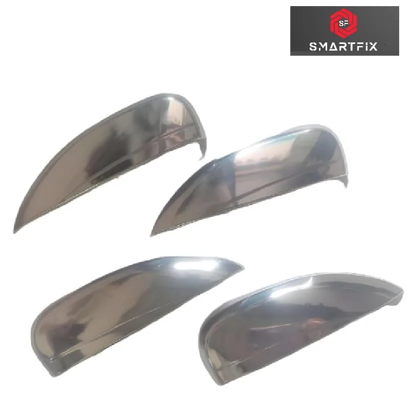 Renault Kwid Catch Cover Door Handle Cover/Protector, Chrome Finish, ABS Material, Silver, Set of 4 Pcs - Image 4