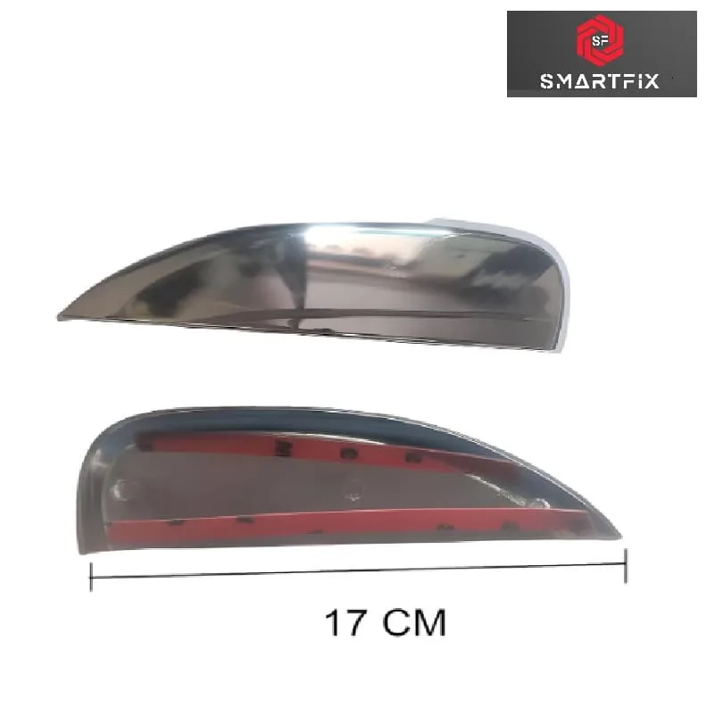 Renault Kwid Catch Cover Door Handle Cover/Protector, Chrome Finish, ABS Material, Silver, Set of 4 Pcs - Image 2