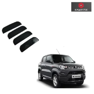 Maruti Suzuki S-Presso Catch Cover Exterior Door Handles, Chrome, Black Color, Compatible Universal for S-Presso All Models, Set of 4 Pcs (Black)