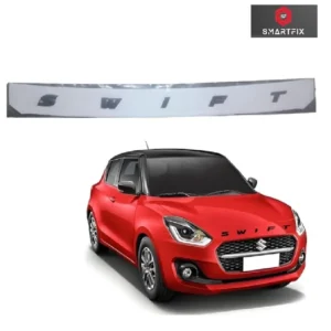 Swift 3D Bonnet Letters Alphabets Names Chrome Emblem, Maruti Suzuki Swift Car Exterior Accessories, Car Monogram, Logo, Black, Pack of 1