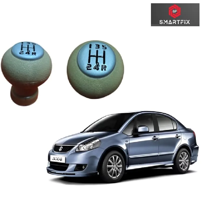 Gear Lever Knob/Shifter Knob for Maruti Suzuki SX4, Baige Color, 5 Speed, Pack of 1