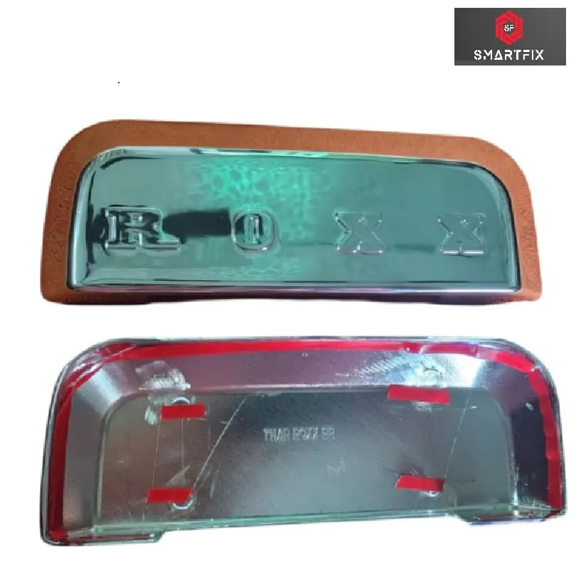 Mahindra Thar Roxx 2024 Catch Cover | Door Handle Cover/Protector, Chrome-Finish ABS Material, Silver, Set of 6 Pieces with Adhesive Back - Image 6