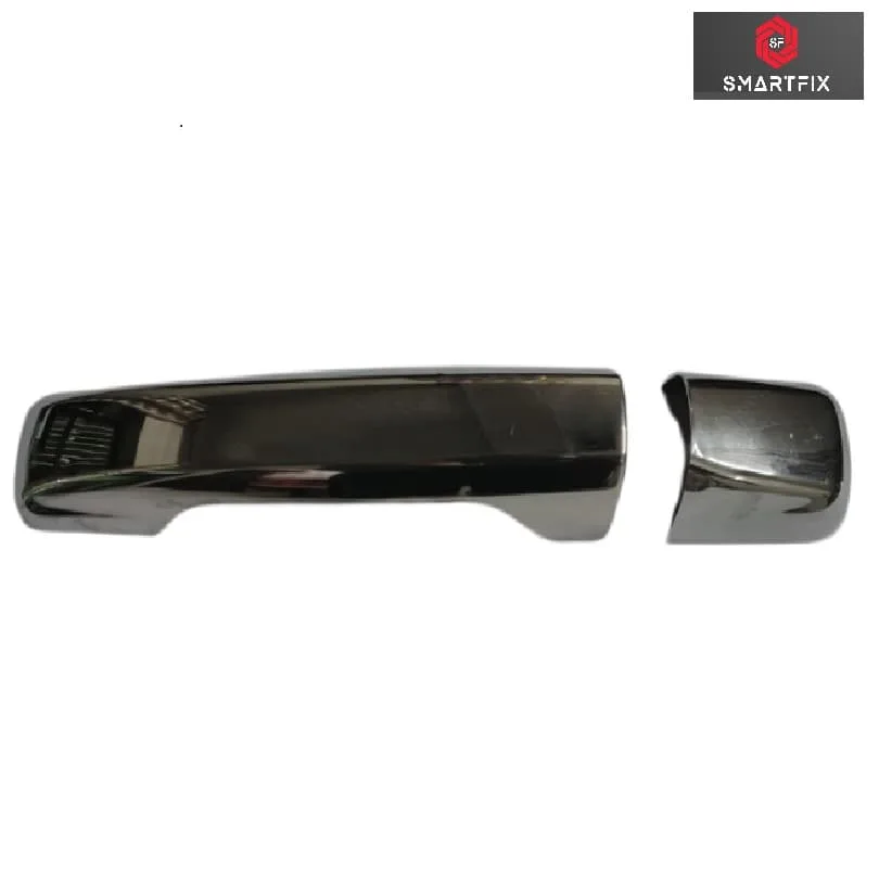 Mahindra Thar Roxx 2024 Catch Cover | Door Handle Cover/Protector, Chrome-Finish ABS Material, Silver, Set of 6 Pieces with Adhesive Back - Image 4