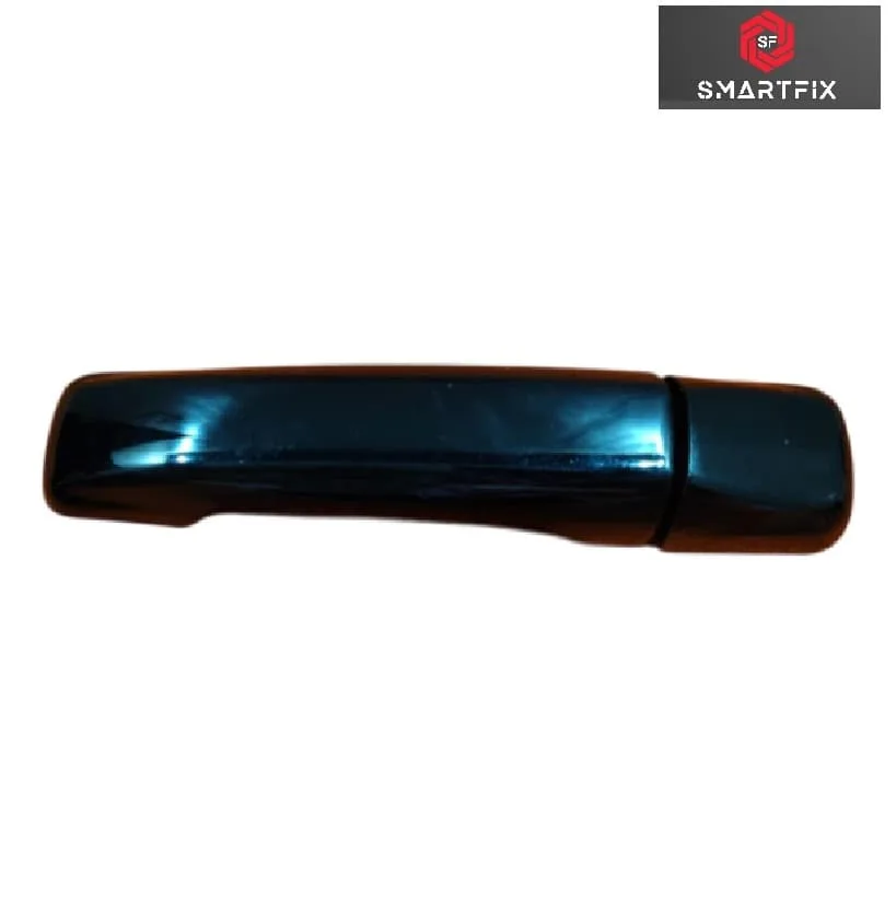 Mahindra Thar Roxx 2024 Catch Cover | Door Handle Cover/Protector, Chrome-Finish ABS Material, Black, Set of 6 Pieces with Adhesive Back (Black) - Image 2