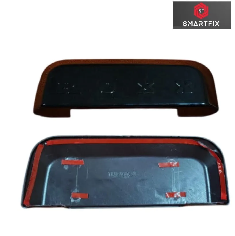 Mahindra Thar Roxx 2024 Catch Cover | Door Handle Cover/Protector, Chrome-Finish ABS Material, Black, Set of 6 Pieces with Adhesive Back (Black) - Image 4