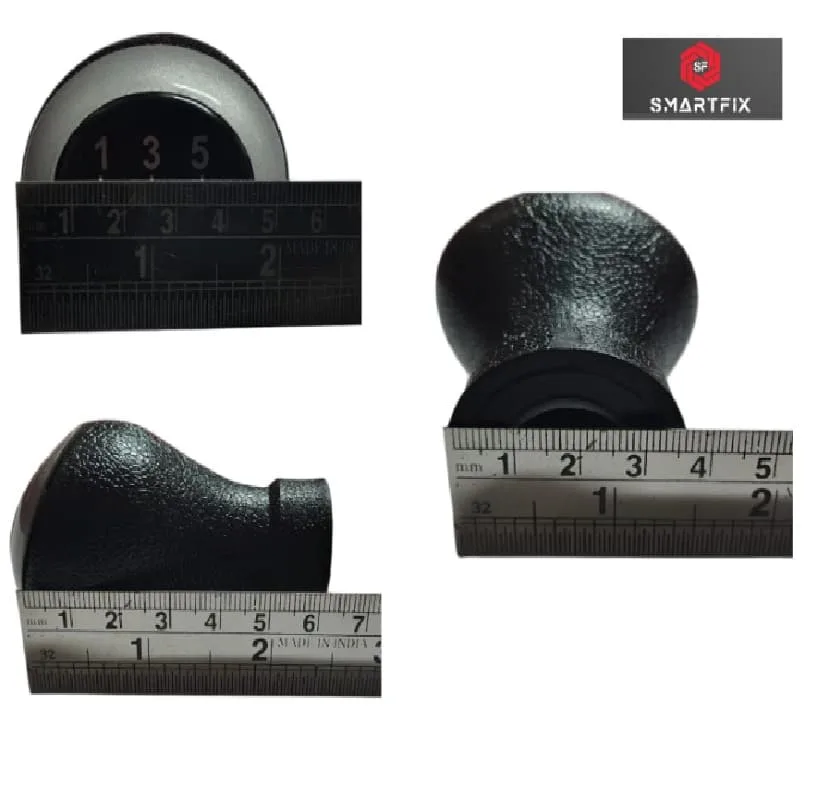 Gear Lever Knob/Shifter Knob for Wagon R K-Series T-4, Heavy Duty, Black Color, 5 Speed, Pack of 1 - Image 2