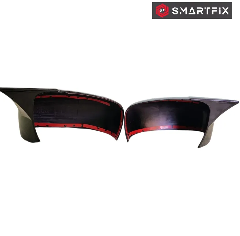 Batman Style Side Mirror Cover Plain Without Cut for Celerio Old LXI Model Glossy Black, Set of 2 LH & RH - Image 5