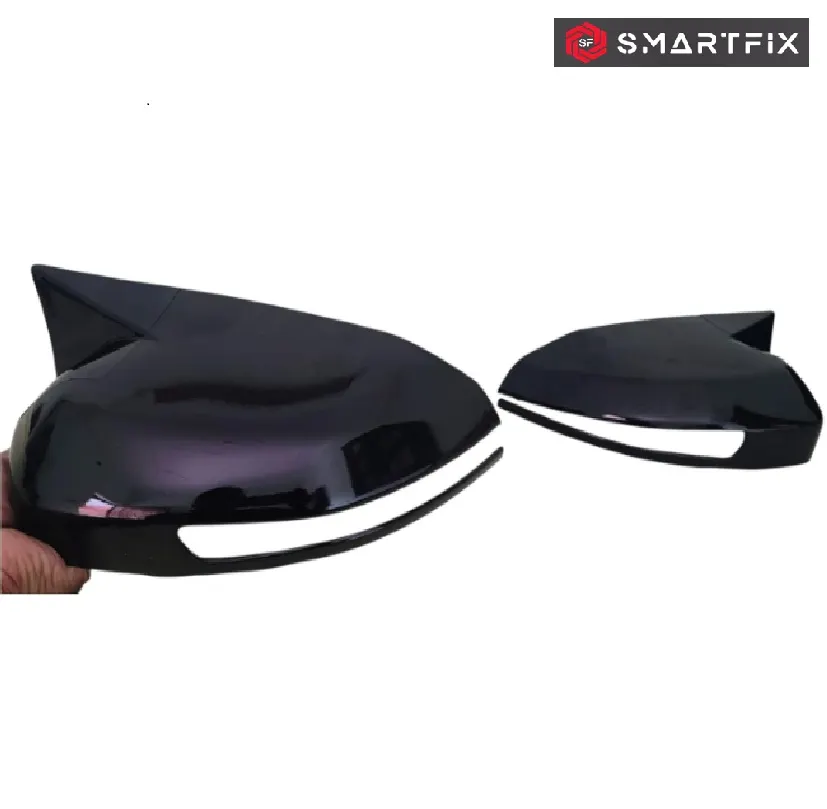 Batman Inspired Car Side Mirror Cover for Tata Harrier with Indicator Cut, Glossy Black Finish, Set of 2 LH & RH - Image 6