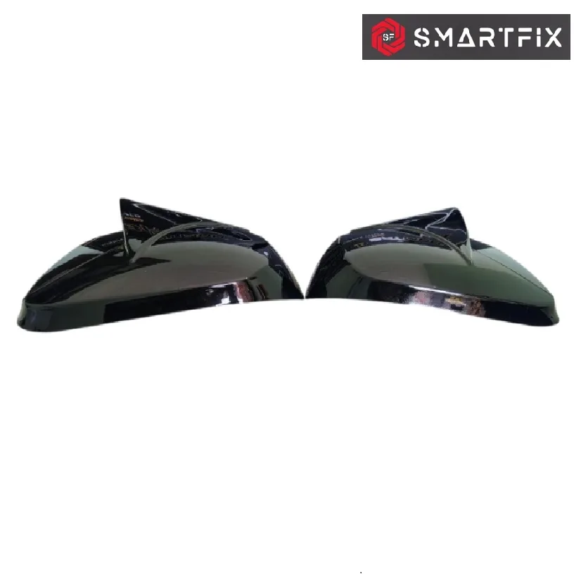 Batman Style Side Mirror Cover for Hyundai Xcent, Glossy Black Finish, Plain Without Indicator Cut, Set of 2 LH & RH - Image 5