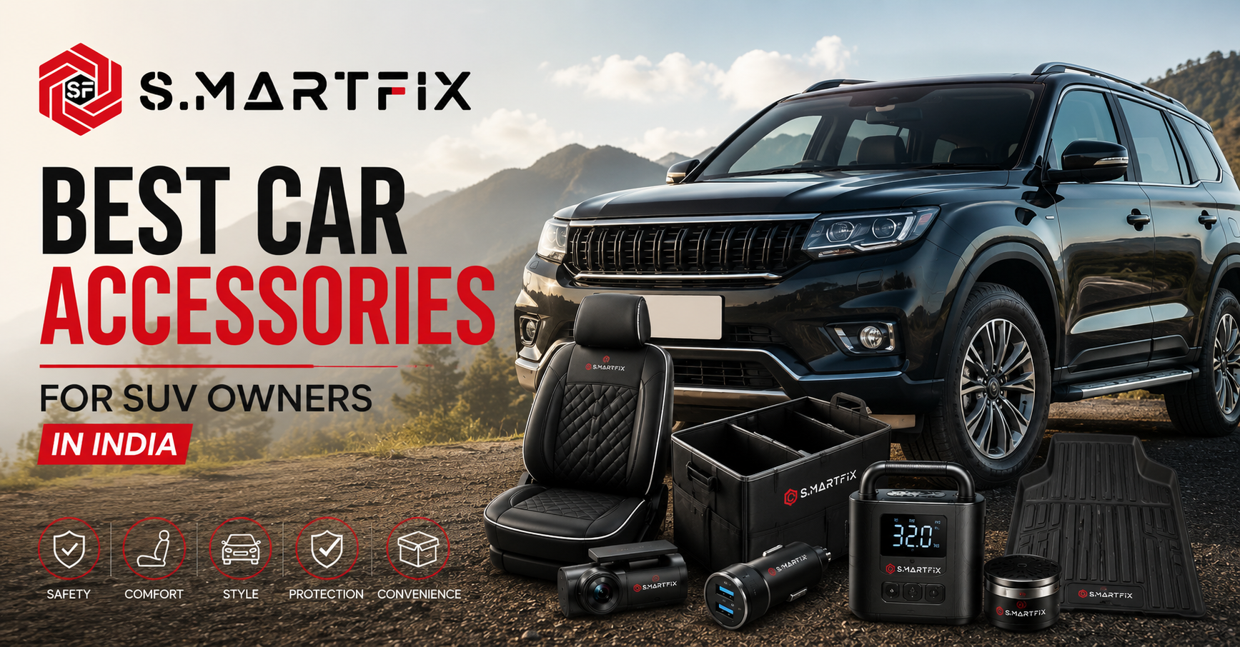 best car accessories for SUV owners in india