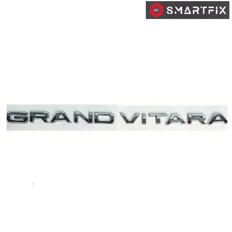 Grand Vitara 3D Chrome Dickie Letter for Rear (Boot), Pack of 1 - Image 3