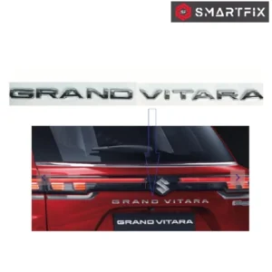Grand Vitara 3D Chrome Dickie Letter for Rear (Boot), Pack of 1