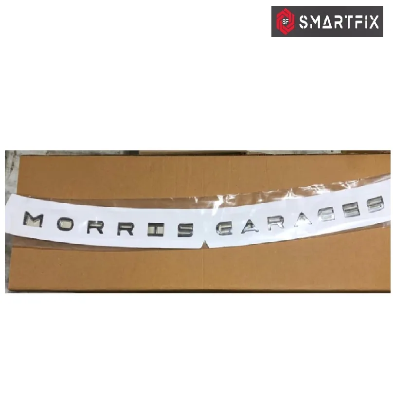 Morris Garages 3D Bonnet Letter, Self Adhesive, Pack of 1, Silver - Image 3