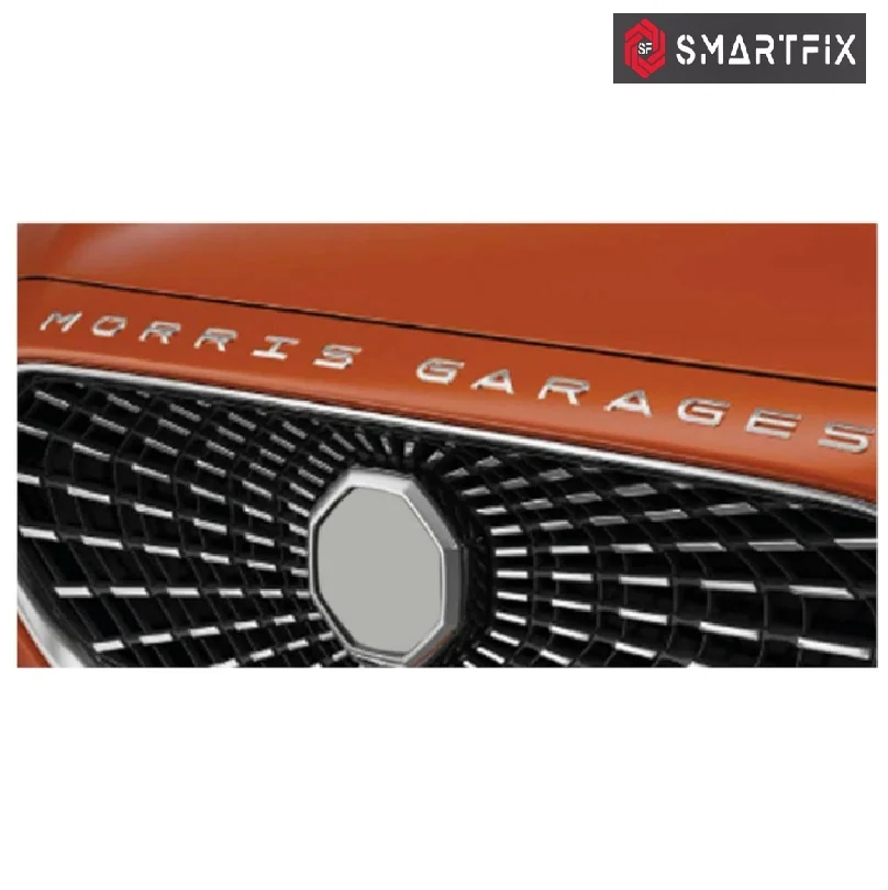 Morris Garages 3D Bonnet Letter, Self Adhesive, Pack of 1, Silver - Image 2