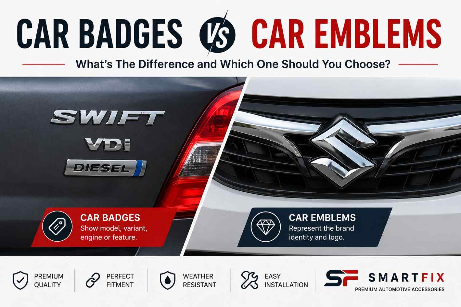 Car Badges vs Car Emblems