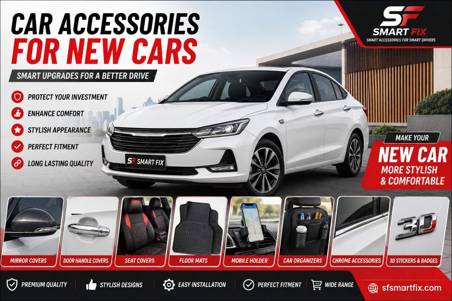 Car Accessories for New Cars