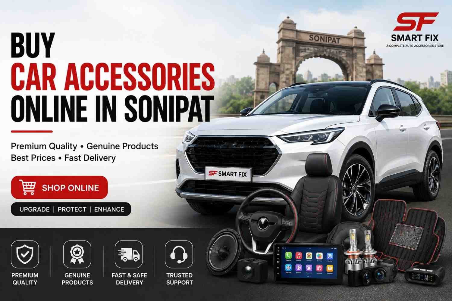 buy car accessories online in Sonipat