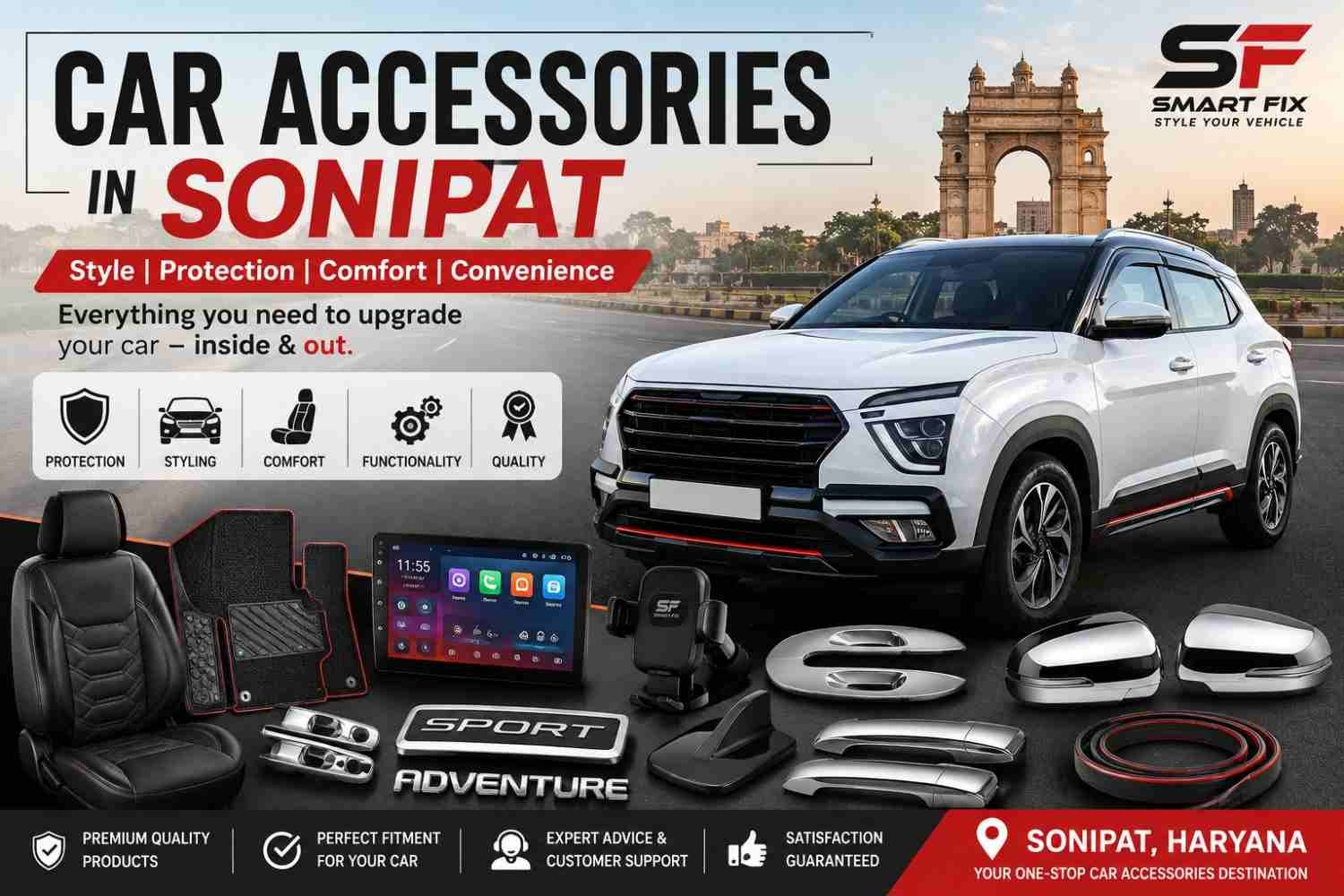 car accessories in Sonipat