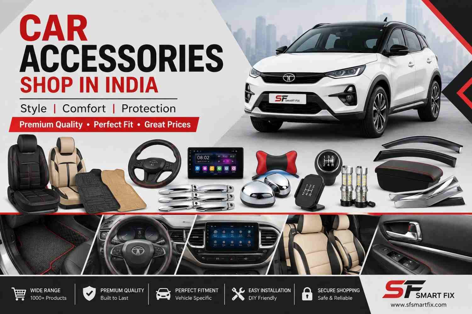 car accessories shop in India