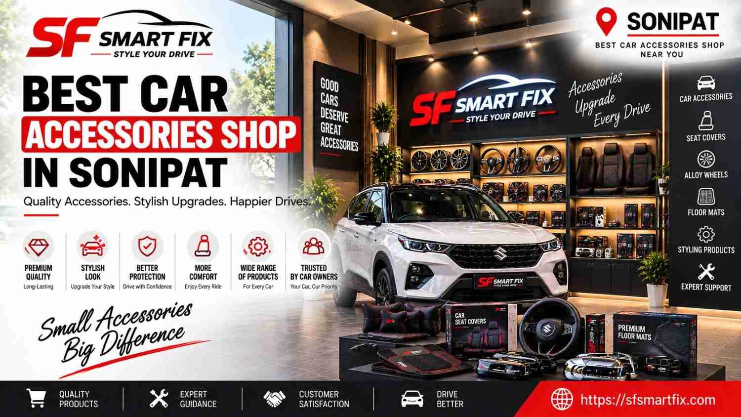 best car accessories shop in Sonipat