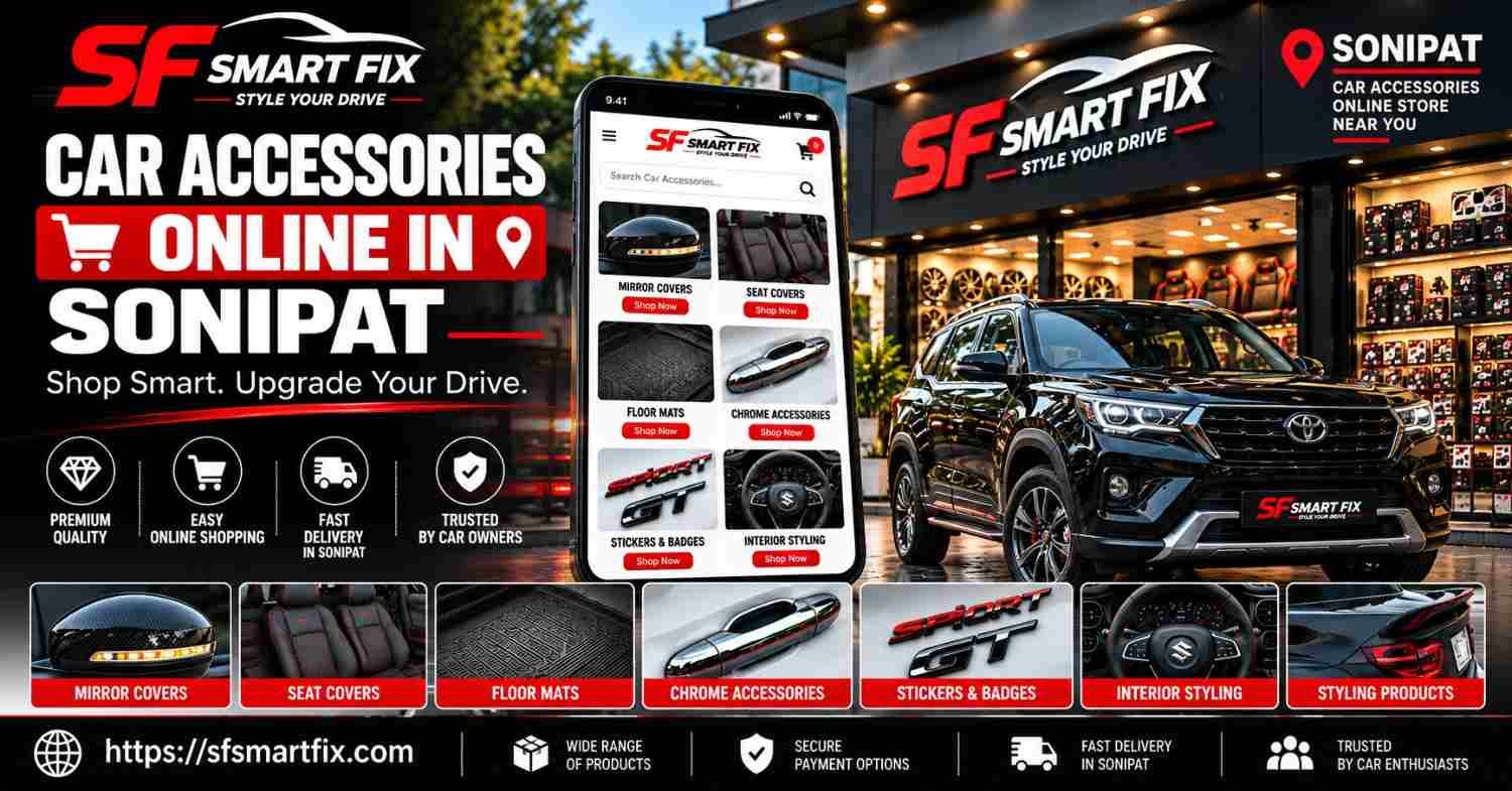 car accessories online in Sonipat