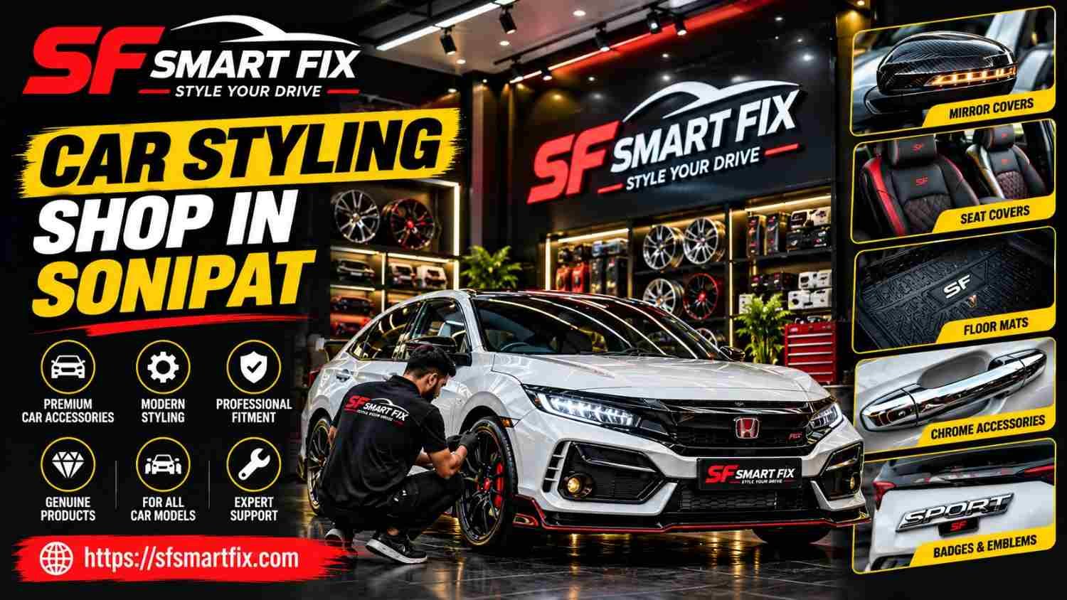 car styling shop in Sonipat